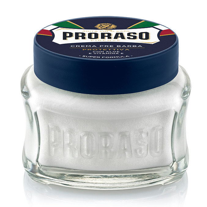 Proraso Blue Protect Aloe Vera Pre-Shave Cream 100ml – Beard & Blade