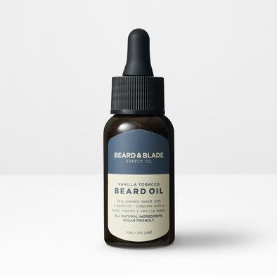 Beard & Blade Beard Oil Vanilla Tobacco 30ml