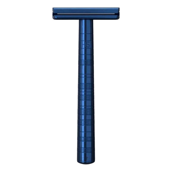 Henson Shaving AL13 Medium Safety Razor Steel Blue