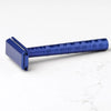 Henson Shaving AL13 Medium Safety Razor Steel Blue