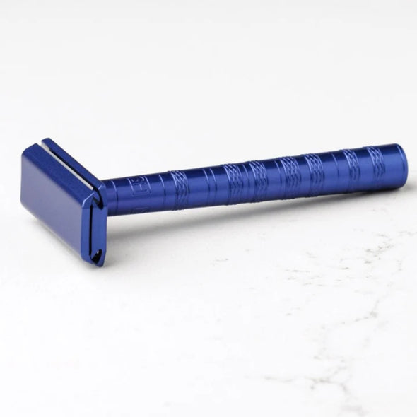 Henson Shaving AL13 Safety Razor Steel Blue