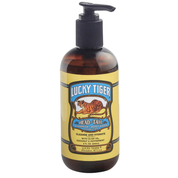 Lucky Tiger Head To Tail Shampoo and Body Wash 240ml