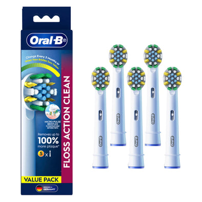 Oral-B FlossAction Electric Toothbrush Heads Refill 5 Pack