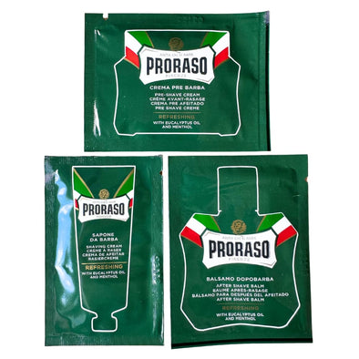 Proraso Shaving Sample Sachet Trio Refresh