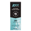 Rex Platinum Stainless Steel Double Edge Blades (100)